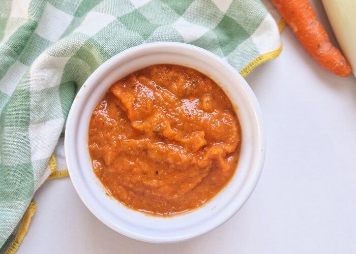 Sauce aux légumes pour enfants