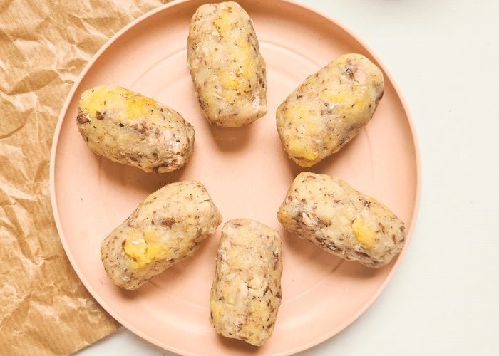 Croquettes de pommes de terre et sarindes pour bÃ©bÃ©