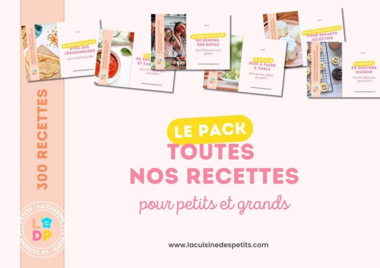 Pack recettes pour les enfants