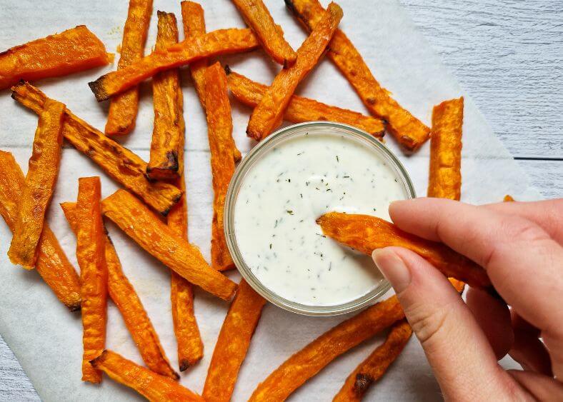 Frites de patate douce