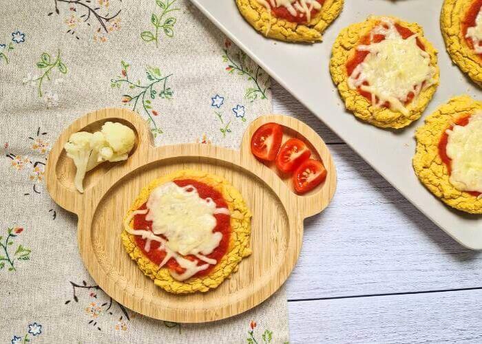 Pizzas pois-chiches pour enfants